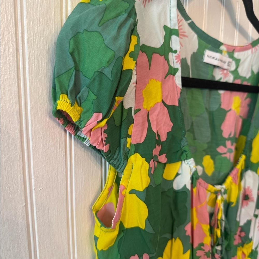 Faithfull the Brand Las Oslas Floral Print Blouse Medium - Picture 4 of 7